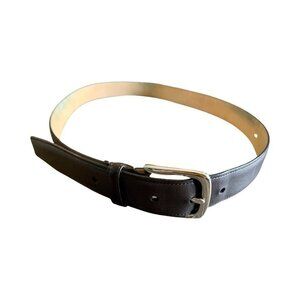 Coach Brown Leather Silver Hardware Women’s Belt 36” E14